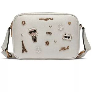 Karl Lagerfeld White Crossbody Bag